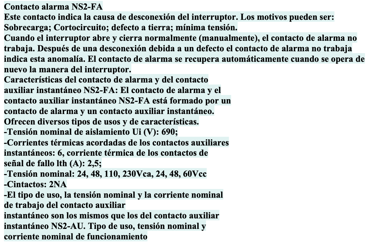 Contacto Auxiliar y de Alarma Lateral CHINT NS2-FA1010 1NA+1NA para Guardamotor – Código 09050612CH