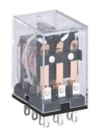 Mini Relé Industrial CHINT JZX-22F Bobina 220V AC 4 Contactos (4PDT) con LED – Código 0533080034CH