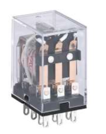 Mini Relé Industrial CHINT JZX-22F Bobina 24V DC 4 Contactos (4PDT) con LED – Código 0533080024CH