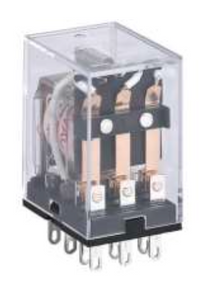 Mini Relé Industrial CHINT JZX-22F Bobina 220V AC 2 Contactos (2PDT) con LED – Código 0533080032CH