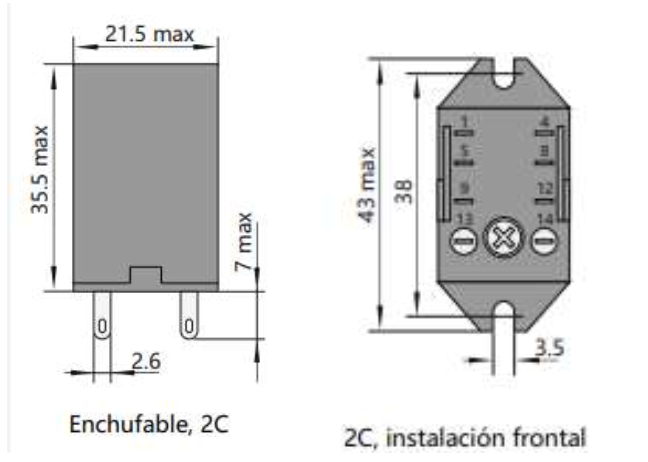 Mini Relé Industrial CHINT JZX-22F Bobina 220V AC 2 Contactos (2PDT) con LED – Código 0533080032CH