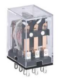 Mini Relé Industrial CHINT JZX-22F Bobina 24V DC 2 Contactos (2PDT) con LED – Código 0533080022CH