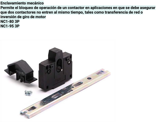 Enclavamiento Mecánico Horizontal CHINT para Contactores NC1-80A / 95A (y 4P 40-65A) – Código 03090080CH
