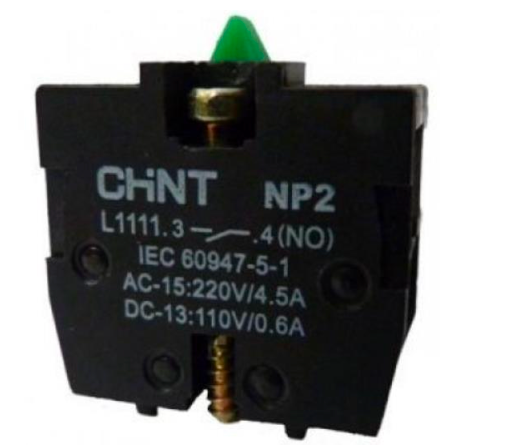 Bloque de Contacto Auxiliar Base 1NA CHINT NP2-L1111 para Cajas NPH1 – Código 25051111CH