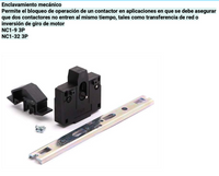 Enclavamiento Mecánico Horizontal CHINT para Contactores NC1/CJX2 09A a 32A – Código 03090018CH