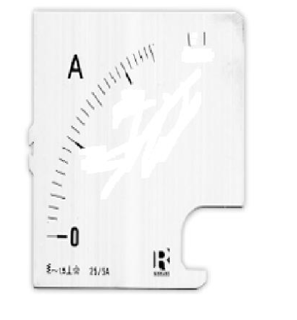 Escala para Amperímetro CHINT NP96 96x96mm 0-3000A AC – Código 27021301CH