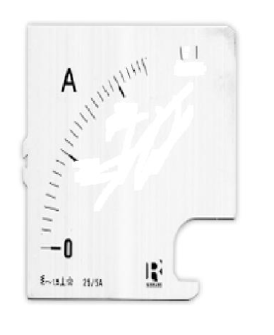 Escala para Amperímetro CHINT NP96 96x96mm 0-500A AC – Código 27021500CH