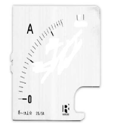 Escala para Amperímetro CHINT NP96 96x96mm 0-5000A AC – Código 27021502CH