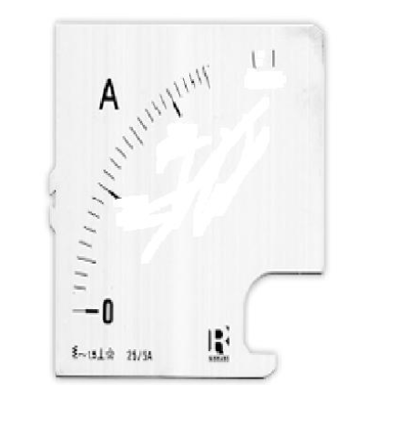 Escala para Amperímetro CHINT NP96 96x96mm 0-600A AC – Código 27021600CH