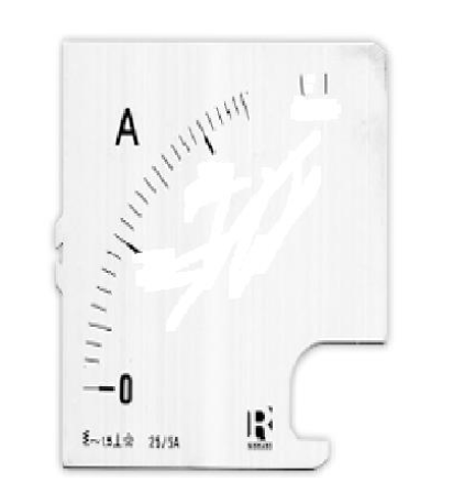 Escala para Amperímetro CHINT NP72 72x72mm 0-60A AC – Código 27011060CH