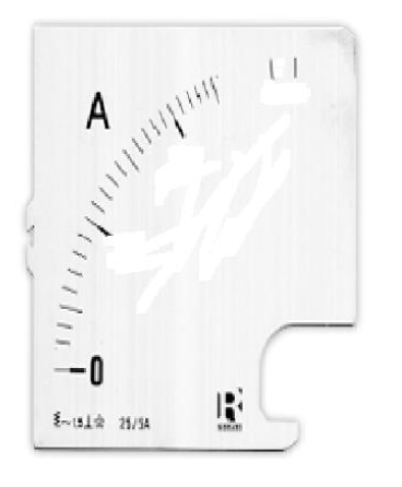 Escala para Amperímetro CHINT NP72 72x72mm 0-100A AC – Código 27011100CH
