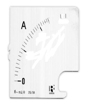 Escala para Amperímetro CHINT NP72 72x72mm 0-300A AC – Código 27011300CH