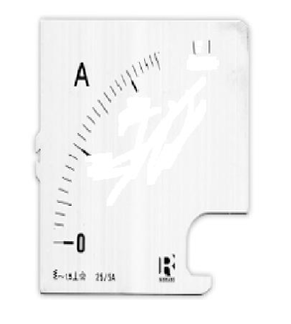 Escala para Amperímetro CHINT NP72 72x72mm 0-500A AC – Código 27011500CH