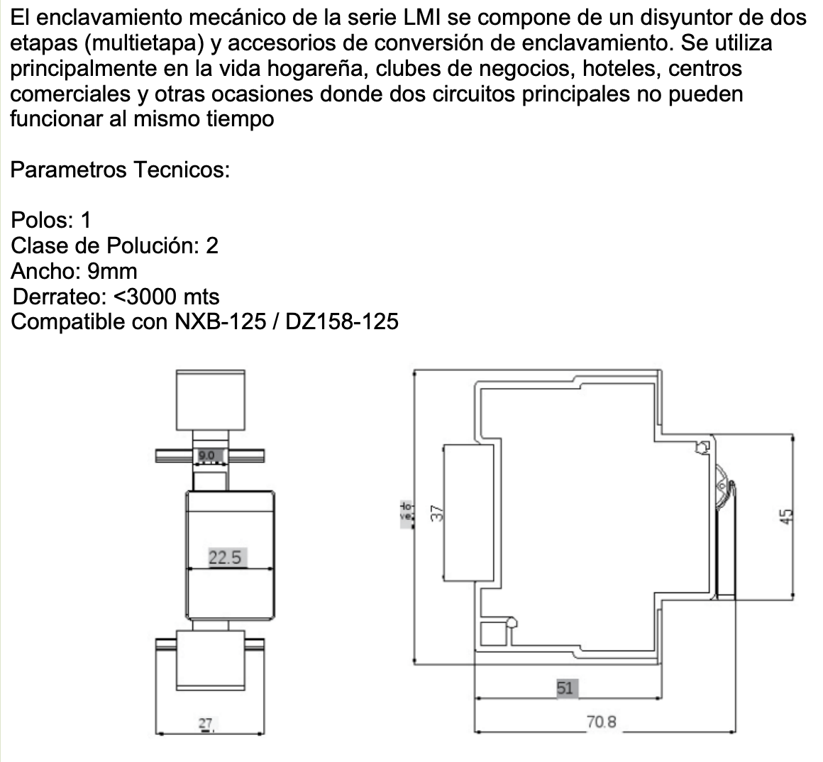 Interruptor Termomagnético CHINT 4P 80A 10kA Curva C NXB-125H – Código 07031900CH