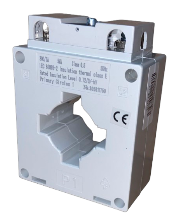 Transformador de Corriente CHINT 300/5A Ventana 40x10mm – Código 2901030CH