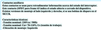 Contacto Auxiliar CHINT NM1-63 1CO Lado Izquierdo – Código 072100106CH