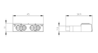 TRANSVERSE AUX. SWITCH 1NO + 1NC - 3RV2901-1E