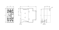 CONTACTOR,AC3:11KW 1NO+1NC DC24V - 3RT2026-1BB40