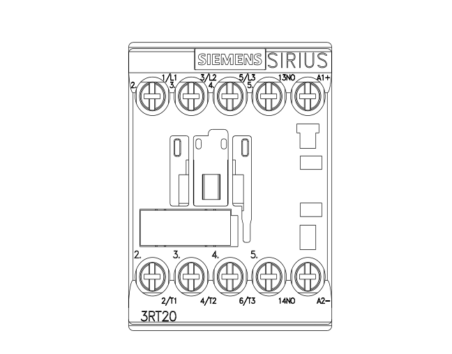 contactor de potencia, AC-3e/AC-3, 9 A, 4 kW/400 V, tripolar, 24 V DC, contactos auxiliares: 1 NA, borne de tornillo, tamaño: S00 - 3RT2016-1BB41-0CC0