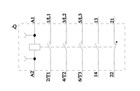 CONTACTOR 12A AC3 110Vac 1NA+1NC S0 - 3RT2024-1AG20