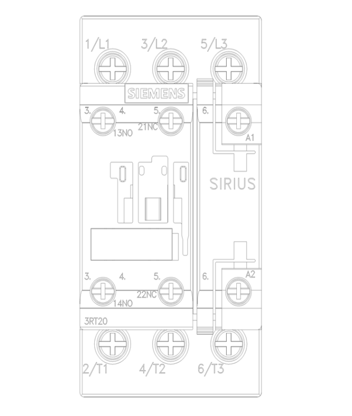 CONTACTOR 32A AC3 110Vac 1NA+1NC S0 - 3RT2027-1AG20