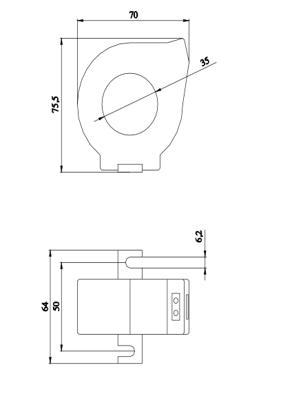 Transformador de corriente Siemens SIRIUS 40 A