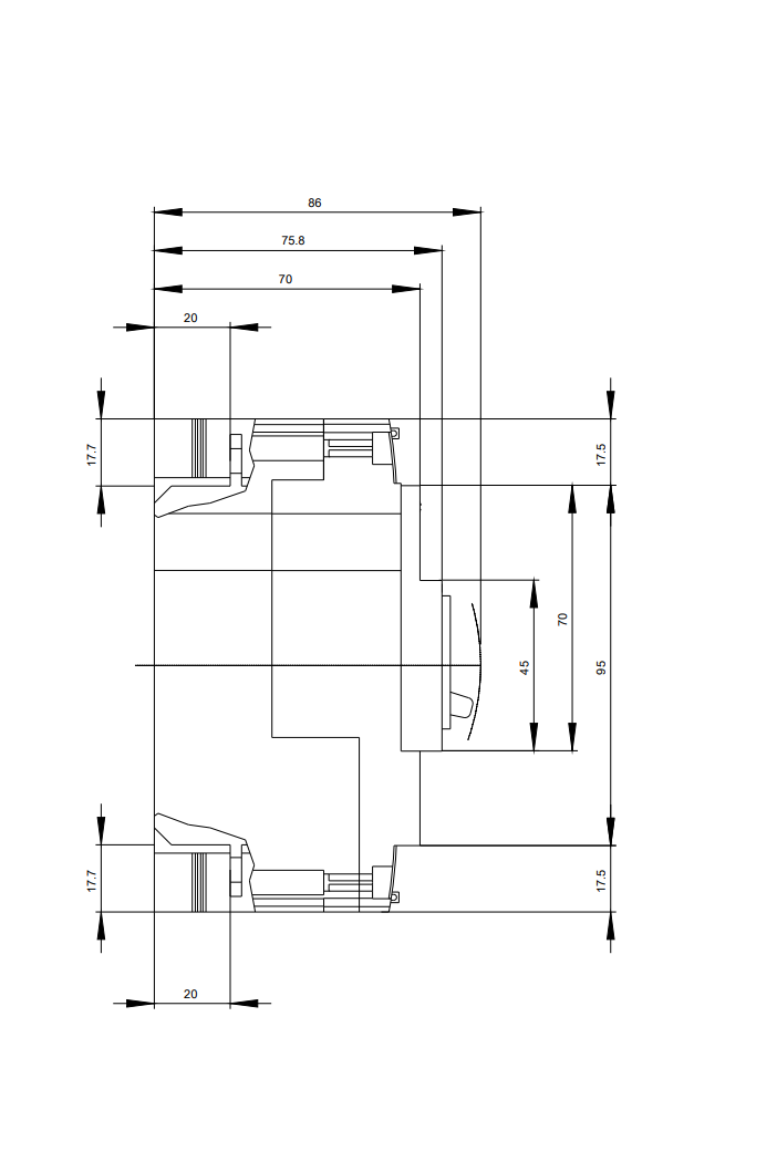 3VM1140-3GE42-0AA0 Int. Aut. Caja Mold. 4P Reg. 28 - 40 Amp. Icc = 400 Icu = 36Ka/220Vac 16Ka/440Vac - 3VM1140-3GE42-0AA0