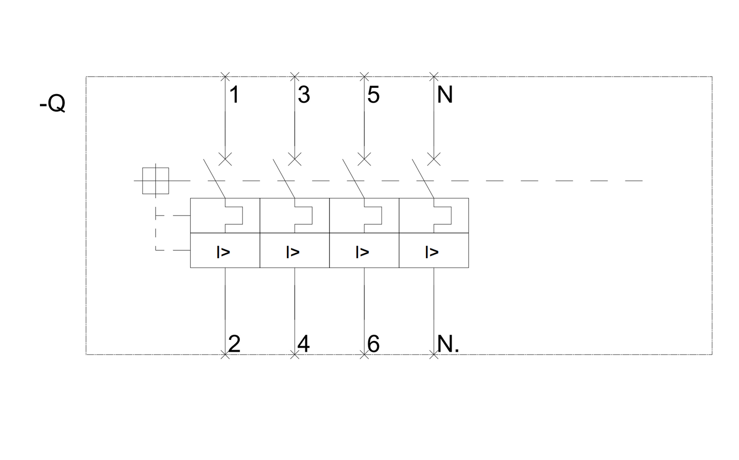 3VM1140-3GE42-0AA0 Int. Aut. Caja Mold. 4P Reg. 28 - 40 Amp. Icc = 400 Icu = 36Ka/220Vac 16Ka/440Vac - 3VM1140-3GE42-0AA0