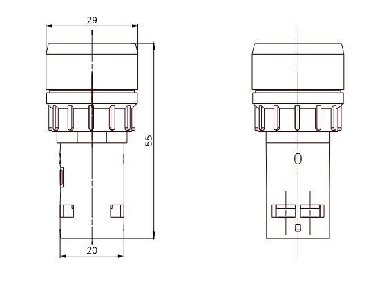 Pulsador Siemens verde 1NO 1NC - 3SB7230-0AB40-1FA0