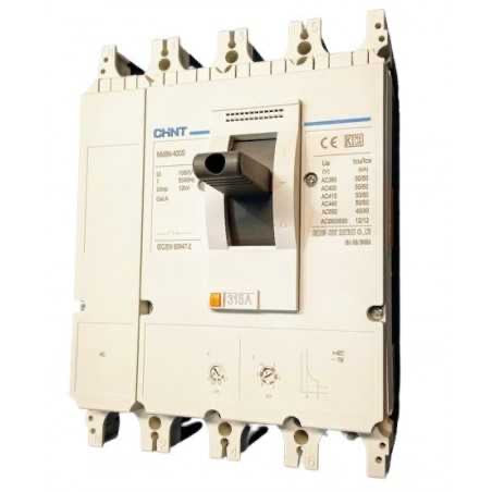 Interruptor Termomagnético CHINT NM8N 4P 500A 50kA 415V – Código 07024040500CH