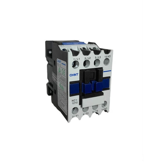 Contactor CHINT FP – 12 kVAR, 3 polos + 1NA + 1NC, 380 V (40 °C), bobina 220 V AC