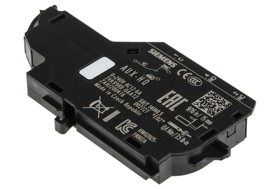 Contacto auxiliar Siemens 2 contactos 3VA Lateral, terminal: Tornillo, 2 NC/4 NA, 250V, 2 A - 3VA9988-0AA12