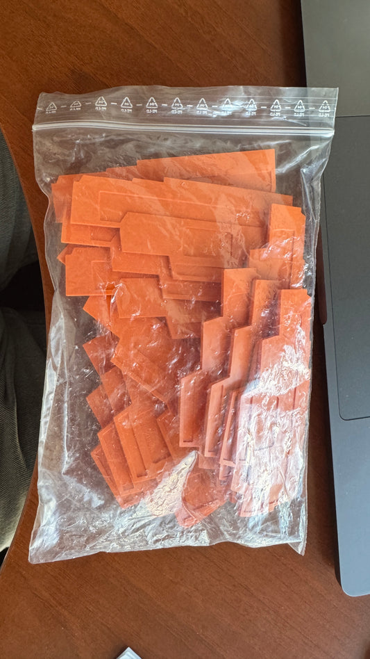 Tapa Final e Intermedia WAGO Naranja 2.5mm Serie 280 – Código 280-306