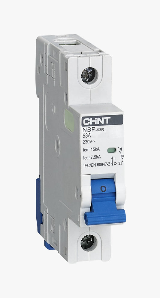 Interruptor MCB CHINT NBP-63R 1P 10A 15kA Curva C – Código 07030110CH