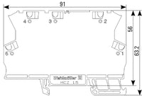 CONVERTIDOR DE SEÑAL CONV. MCZ PT100/3 CLP 0+300C - 8473020000