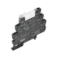 RELE CON BASE TRS230VUC 1CO 6A PULSADOR NO - 1122820000