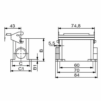 BASE HDC 16D SLU 2M25G - 1787520000
