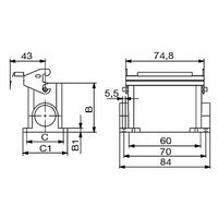 BASE HDC 16D SLU 2M25G - 1787520000