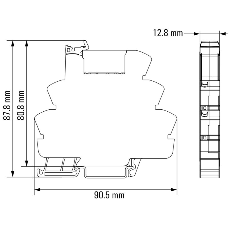 TRZ 12VDC 1CO 16A - 1479820000