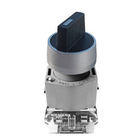 Selector 3 posiciones 22mm IZQ-CTR-DCH 2 × 60°, posición V no iluminado, 2 NA - 3SB7130-2AL10-1NA0