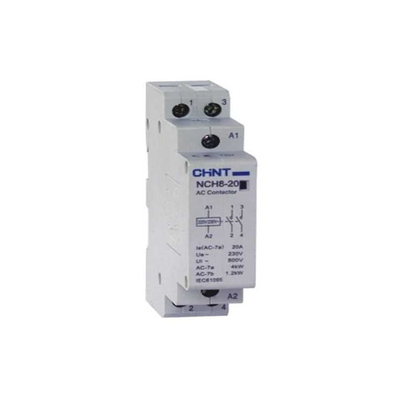Contactor modular 230Vac 20A, 4KW AC1, 2NA - NCH8 03010006841CH