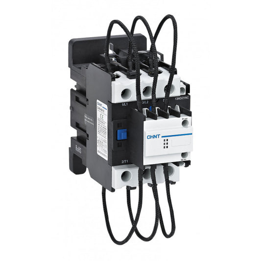 Contactor CHINT FP – 30 kVAR, 3 polos + 1NA + 2NC, 380 V (40 °C), bobina 220 V AC
