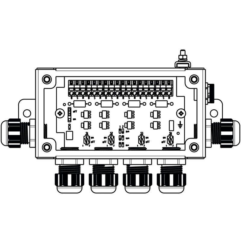 DISTRIBUIDOR PROFIBUS PA FFIELDBUS FBCON SS PCG 4WAY LIMITER - 2653680000