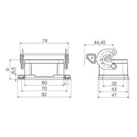 BASE HDC 06B ALU - 1202100000