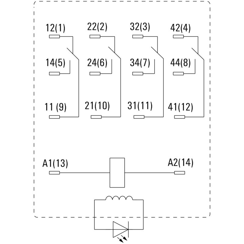 RELE DRM570524LT ENCHUFABLE  - 7760056101