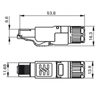 IE-PS-RJ45-FH-180-A-1.1-CG - 2703440000