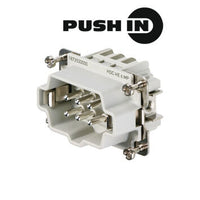 CONECTOR HDC HE 6 MP 6 POLOS MACHO 24A PUSH IN - 1873530000