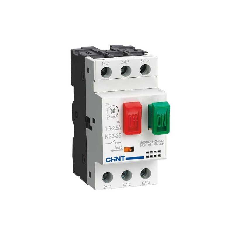 Guardamotor CHINT NS2‑80B 25‑40 A 15 kA – Código 09031400CH