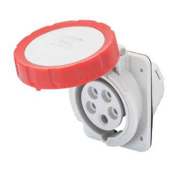 Base Fija de Empotrar a 10° HP 3P+N+T 16A 380-415V 6H IP66/IP67 – GW62232H