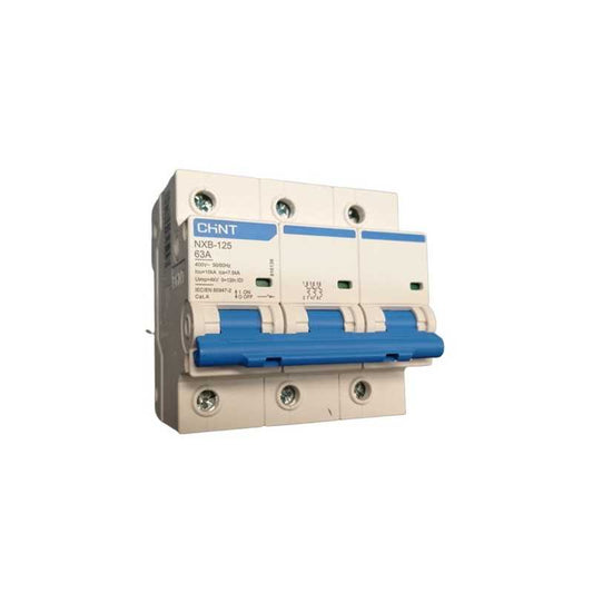 Interruptor Termomagnético CHINT NXB-125H 3P 125A 10kA Curva C – Código 070313125CH
